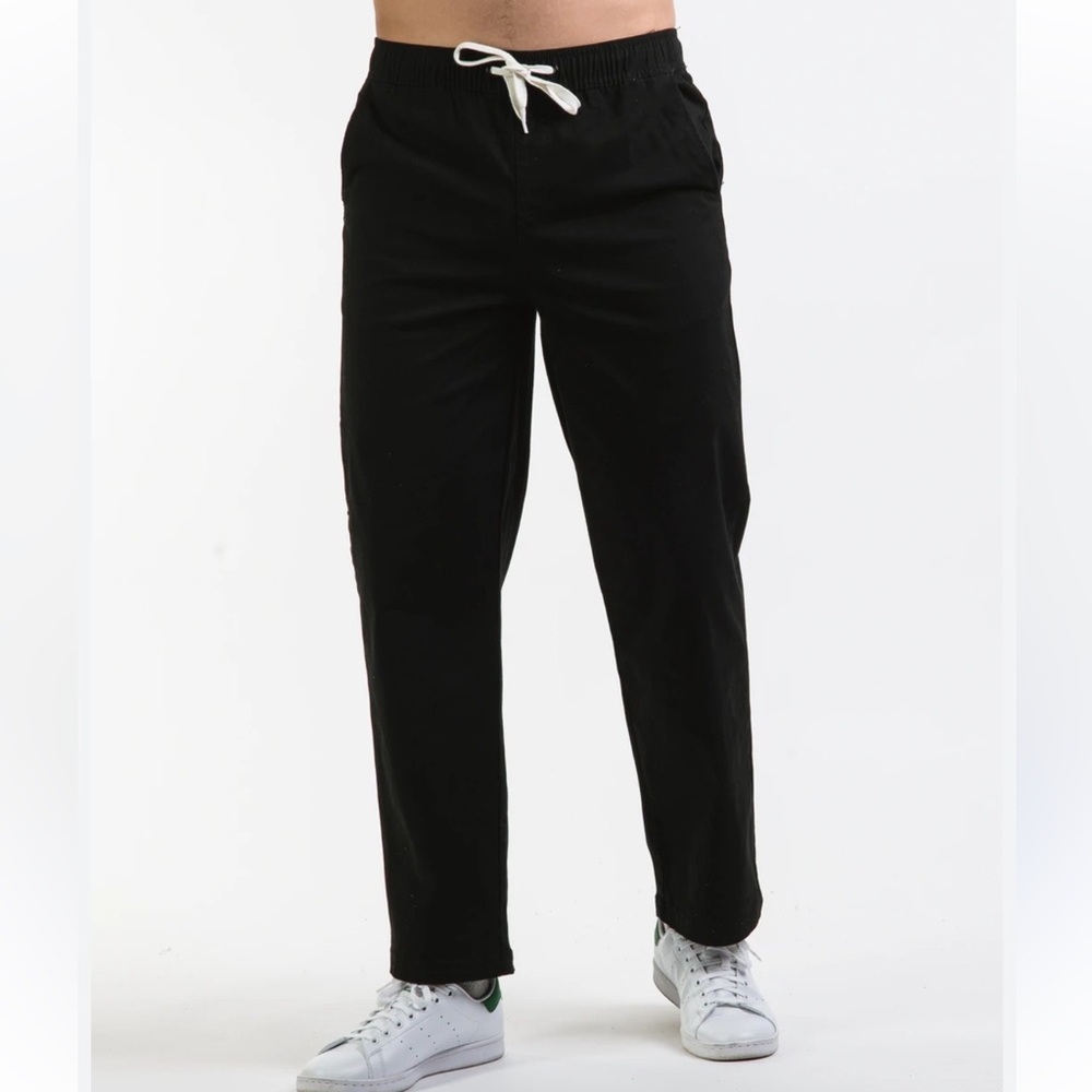 Lira Clothing Carboro Relaxed Fit Chino Mens Straight Black Pants XL NWT